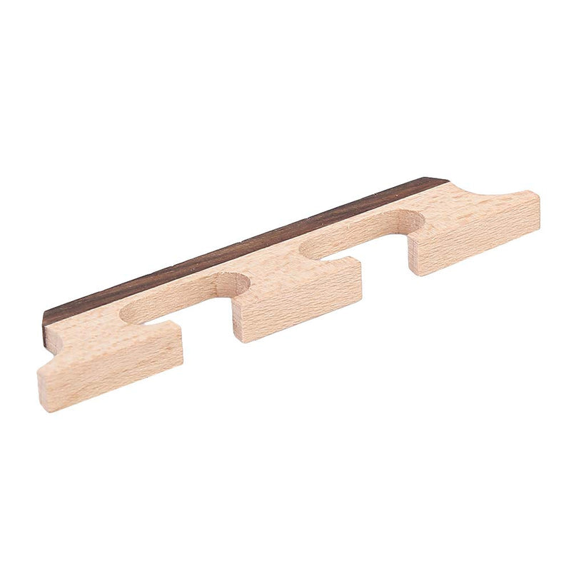 Bnineteenteam Banjo Wooden Bridge, 5-String Banjo Rosewood Bridge Accessories 2Pcs A Set