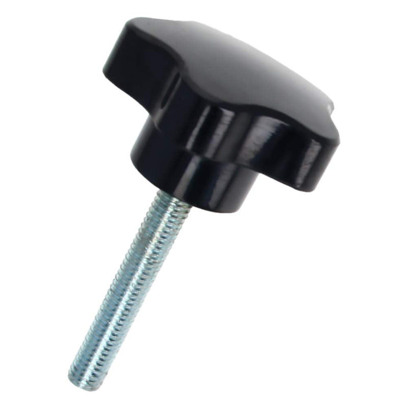 Othmro Black 8mm(M8) x 50mm Thread Replacement Star Hand Knob Tightening Screws 2Pcs M8x50