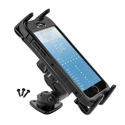ARKON Phone and Midsize Tablet Adhesive Car Truck Mount for iPhone XS Max XS XR X 8 iPad mini Retail Black, "1""" (SM628)