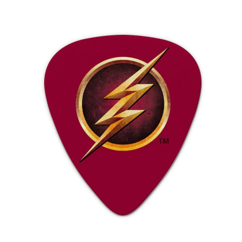 The Flash TV Series Logo Novelty Guitar Picks Medium Gauge - Set of 6