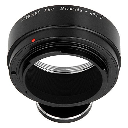 Fotodiox Pro Lens Mount Adapter - Miranda (MIR) Mount Lenses to Canon EOS M (EF-m Mount) Camera Bodies, fits EOS M, M2 Digital Mirrorless Camera