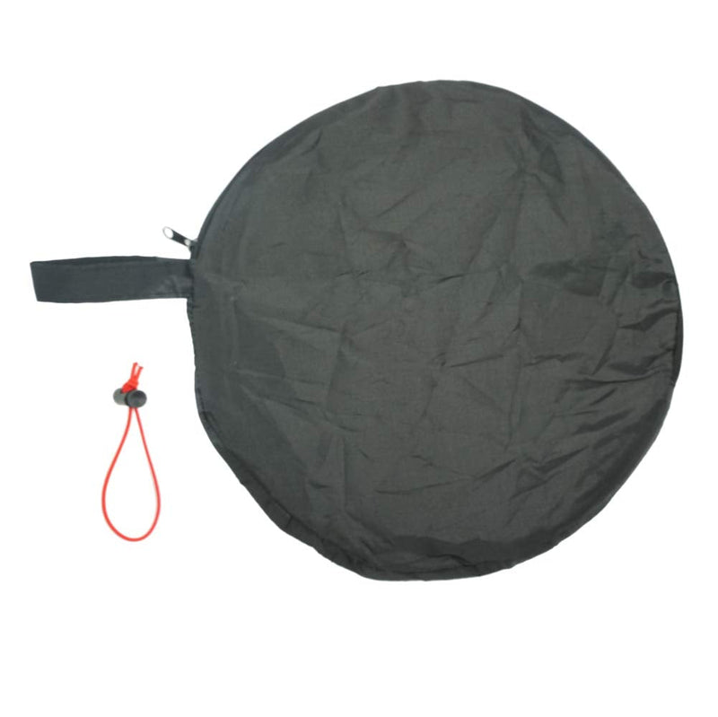 Foto&Tech Double-Sided 18% Gray Card and White Balance Disc, Gray and Neutral White Panel with Nylon Bag and Cable Tie, Collapsible Reference Reflector Focus Board for Camera Photography (12"/30cm) 12"/30cm
