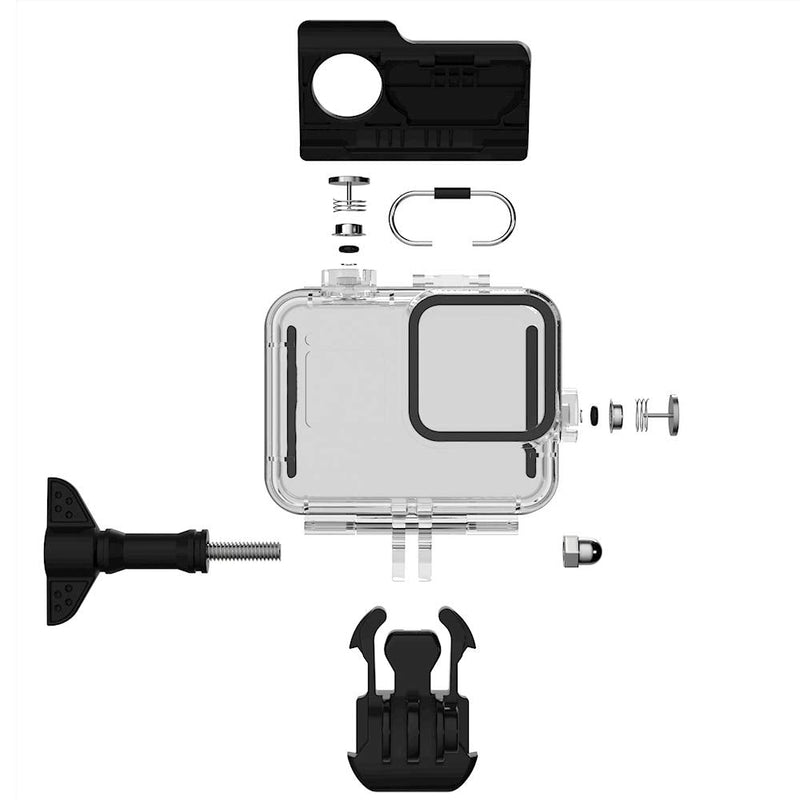 DECADE Waterproof Housing Case for GoPro HERO8 Black,60 Meter Underwater