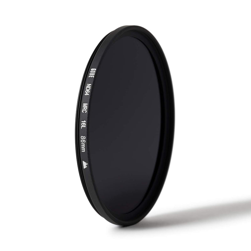 Gobe 86mm ND64 (6 Stop) ND Lens Filter (2Peak)