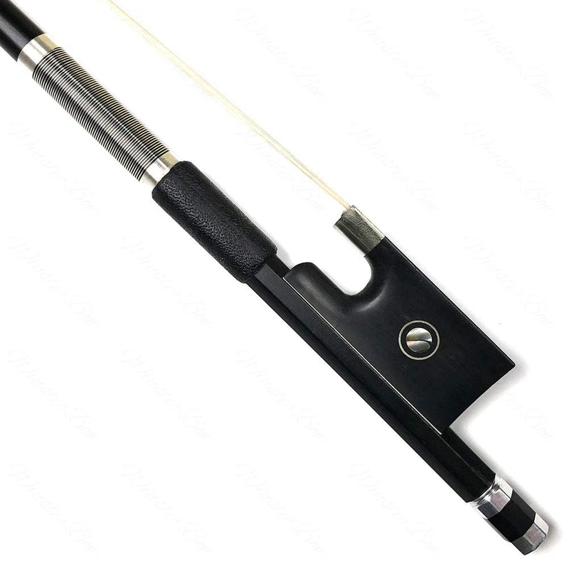 WinsterBow Carbon Fiber Violin Bow 4/4 Violin Bow Unbleached White Horse Hair Art No.VN108