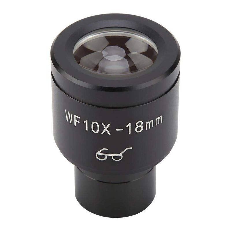 Eyepiece, WF10X/18mm Microscope Eyepiece Lens Biological Microscope Wide Angle Hight Eyepiont Eyepiece Lens for Biological Microscopy