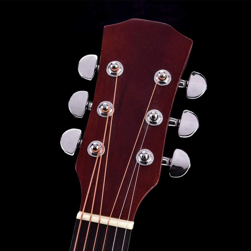 Guitar Tuning Peg 3L+ 3R Locking String Tuning Key Pegs Tuners Set Replacement Electric Acoustic Guitars