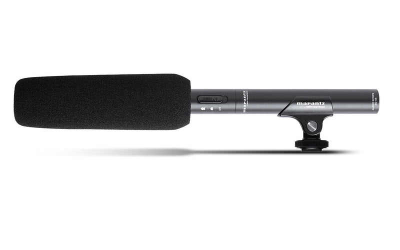 Marantz Professional Audio Scope SG-5B | Battery or Phantom-Powered Short Shotgun Microphone with XLR Output