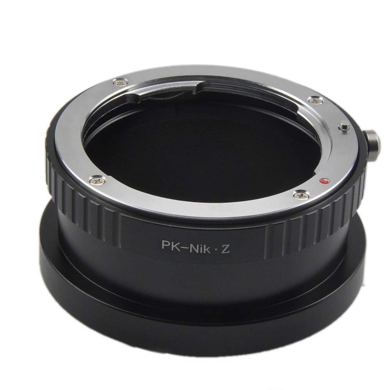 PK to Nikon Z Adapter for Pentax PK/K Mount Lens to Nikon Z Mount Z6 Z7 Camera