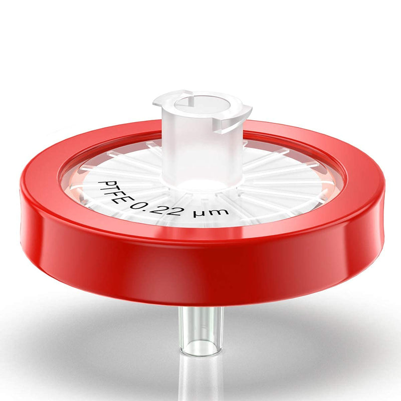 Syringe Filters PTFE Hydrophobic 25 mm 0.22 um Non Sterile 25/pk by KS-Tek PTFE 25mm 0.22μm 25pcs