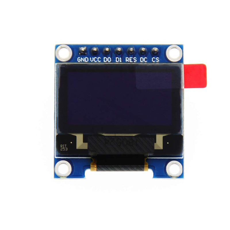 FBHDZVV 5PCS 0.96 OLED Display Module White 128x64 SSD1306 SPI 0.96 inch LED Driver Chip SSD1306 7Pin IIC I2C SPI Serial Compatible with Arduino and Microcontroller DIY KIT
