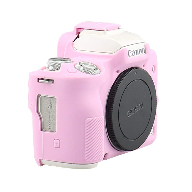 Easy Hood Case for Canon EOS M50 and M50 II Digital Camera, Anti-Scratch Soft Silicone Housing Protective Cover Protector Skin (Pink) Pink