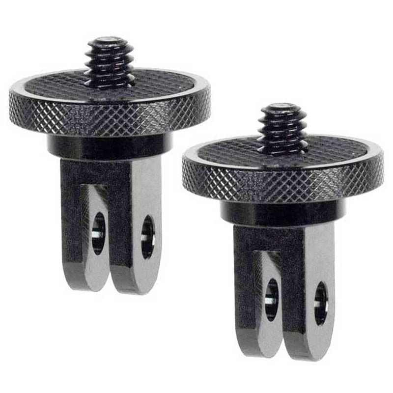 2 PCS Aluminum Camera Tripod Adapter 1/4"-20 Conversion Adapter Mount Compatible with Gopro Action Cameras insta360 and Other Standard 1/4 Accessories, 1/4 Camera Mount Adapter for GoPro Ecosystem 2 PCS