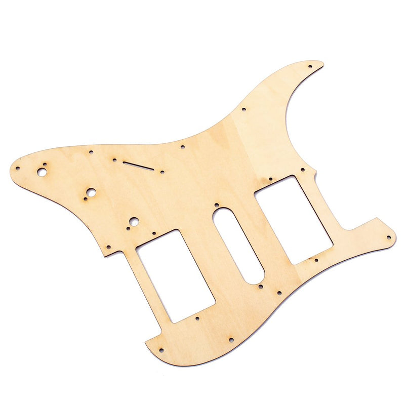 Alnicov 11 Hole Maplewood HSH Guitar Pickguard with Decorative Flower Pattern for ST Electric Guitars