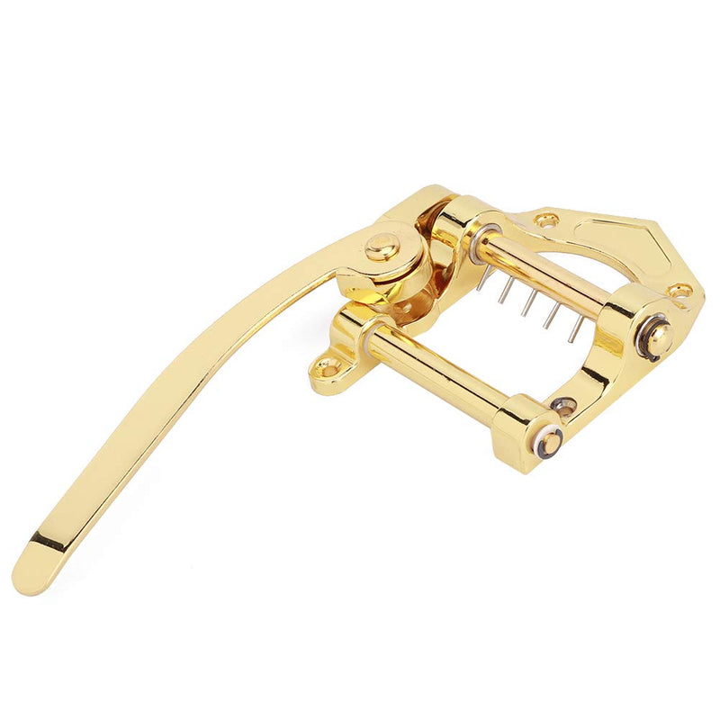 Electric Guitar Bridge,Tailpiece Vibrato Bridge for Electric Guitar Tremolo System(gold) gold