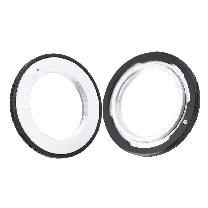 V BESTLIFE Alloy Lens Mount Adapter, M42 Type 2 Screw Mount Lens for Canon FD Camera(A-1, AE-1 Program, F-1, FTB and Others), Black