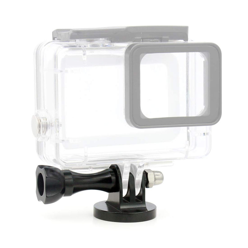 FEICHAO CNC Aluminium Tripod Mount Adapter with Metal Long Screw Thumbscrew Compatible for Hero 8 Tripod Mount Hero Series XIAOYI /GITUP /SJCAM Sports Camera