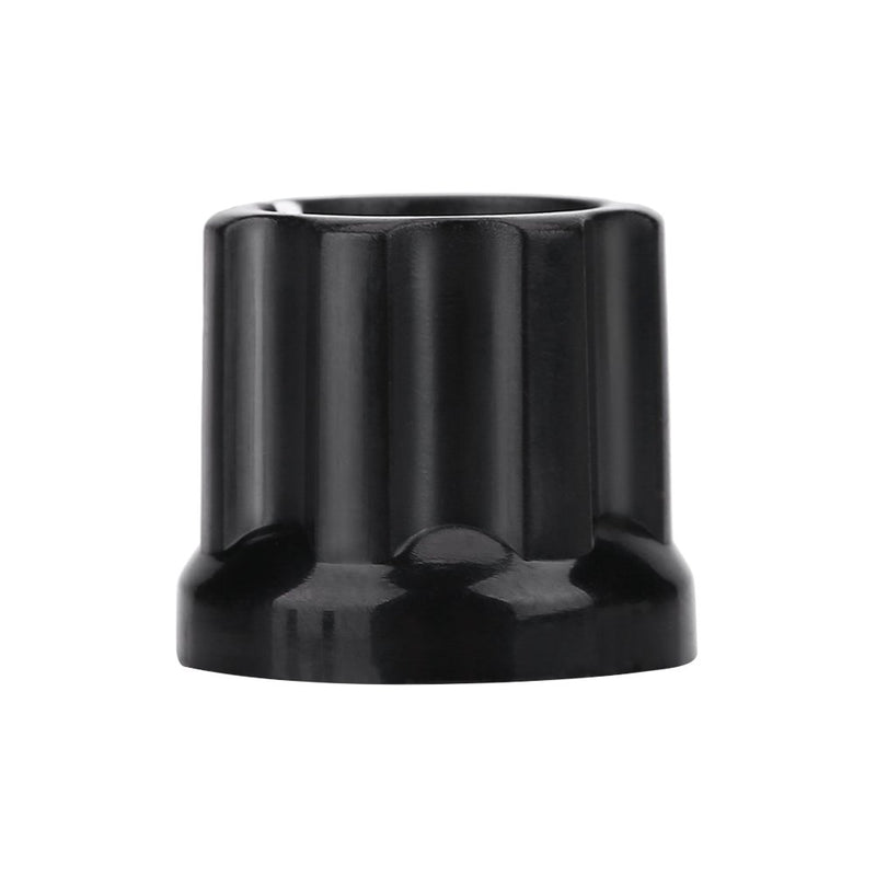 10Pcs Guitar Volume Knob Black Bass Speed Volume Tone Control Knobs for D Shaped Shaft