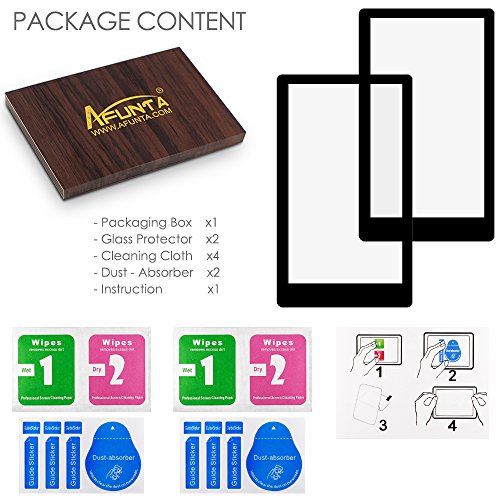 Screen Protectors Compatible Sony A5100, AFUNTA 2 Packs Anti-Scratch Tempered Glass Protective Films for DSLR Digital Camera