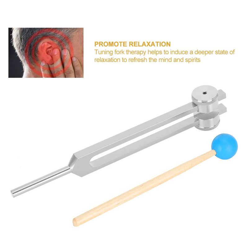 Tuning Fork, 111Hz Aluminum Meditation Acupoint Massage Yoga Tuning Fork Set With Hammer And Storage Bag (#2) #2