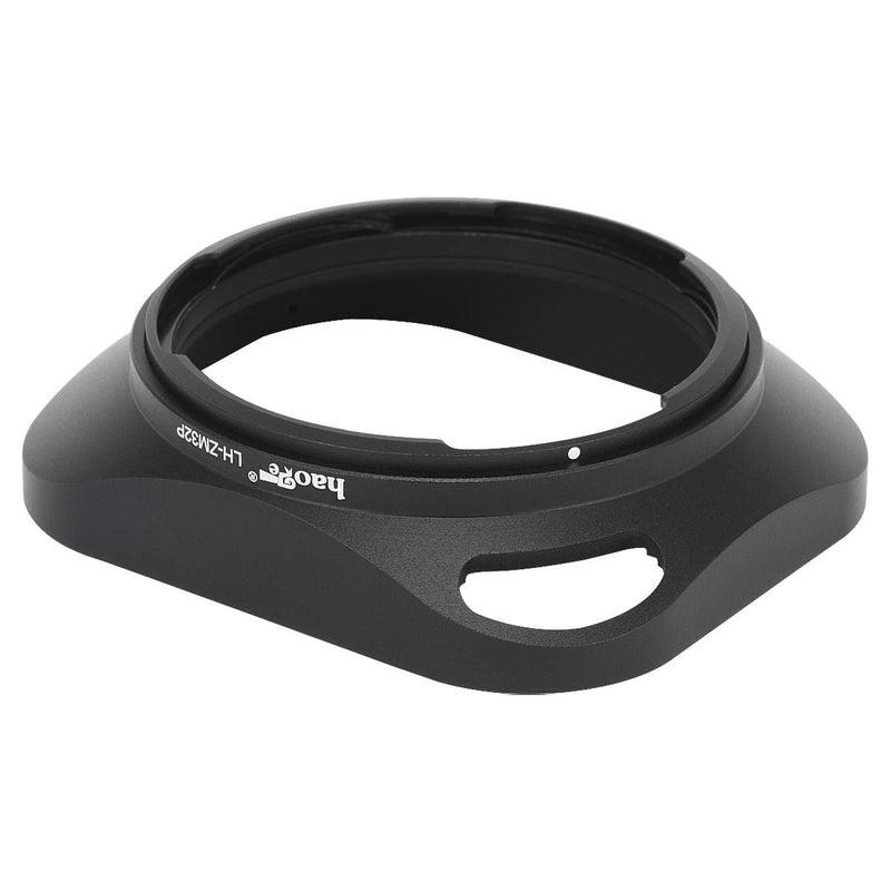 [AUSTRALIA] - Haoge LH-ZM32P Bayonet Metal Square Lens Hood Shade Compatible with Carl Zeiss Distagon T 1.4/35 35mm f1.4 f/1.4 ZM Lens Hollow Out Designed Black Square - Black - Hollow Out Designed 