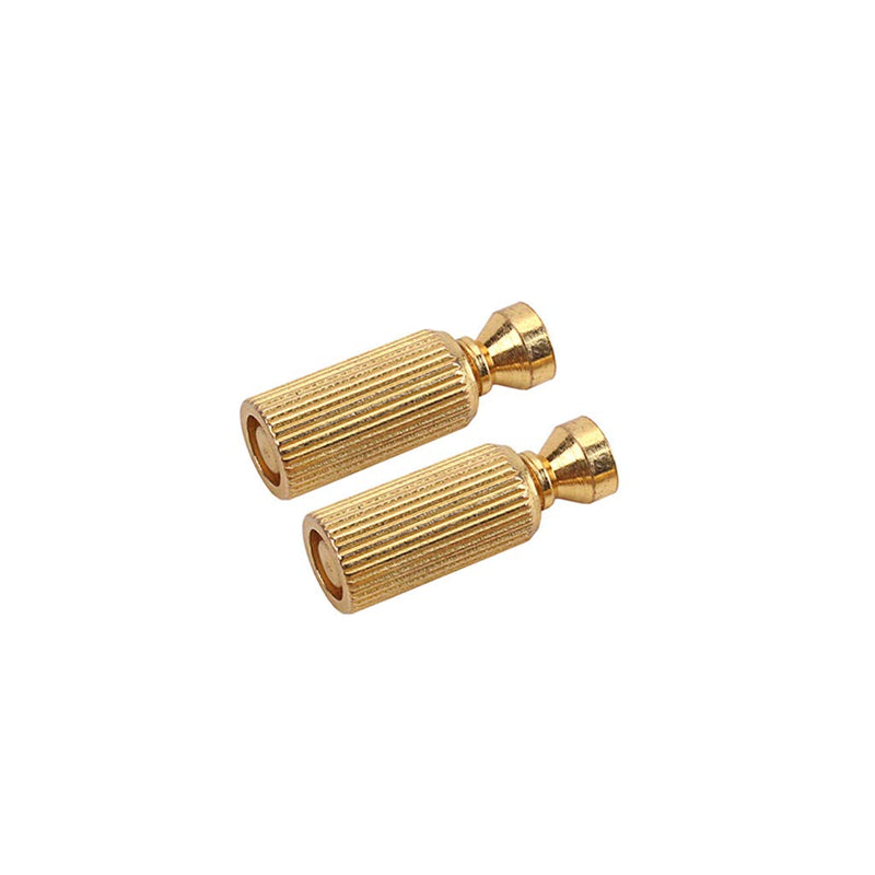 Alnicov Tremolo Anchor Stud,2 Pcs 8mm Adjustable Electric Guitar Replacement Tremolo Bridge Studs & Anchors (Gold)