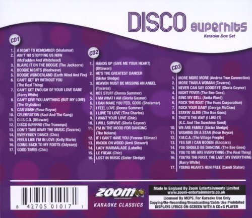 Zoom Disco Superhits 50 Songs - Triple G Set