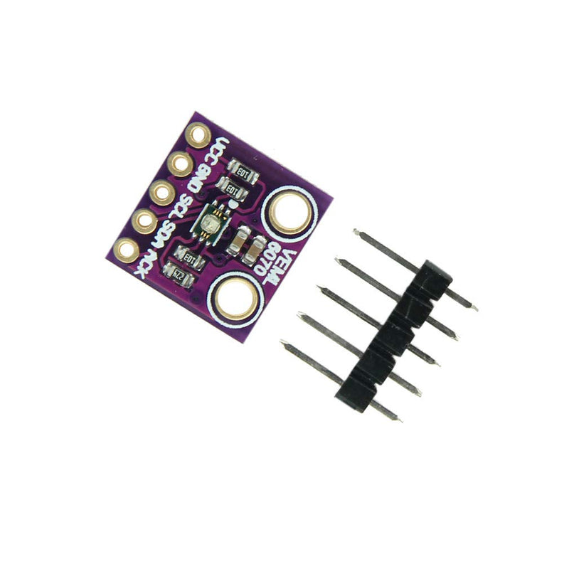 HiLetgo 2pcs GY-VEML6070 VEML6070 UV Sensitivity Detection Solar Light Sensor Module for Arduino I2C Interface Amplifier Board 2.7V To 5.5V
