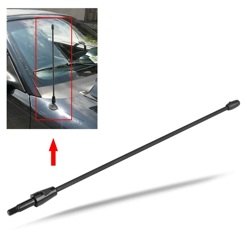 8 inch Car Radio Antenna Aerial FM AM Replacement Antenna Guard Mount for Mustang 1979-2009