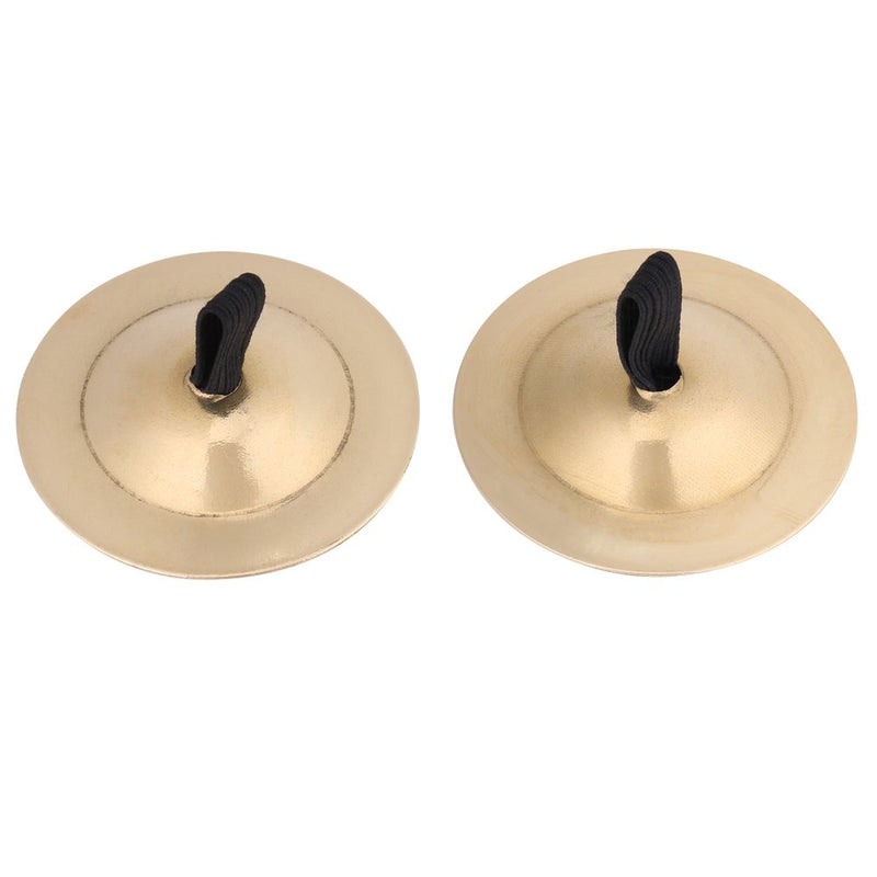 Belly Dance Finger Cymbal Brass Zills Dancing Accessory,1 Pair