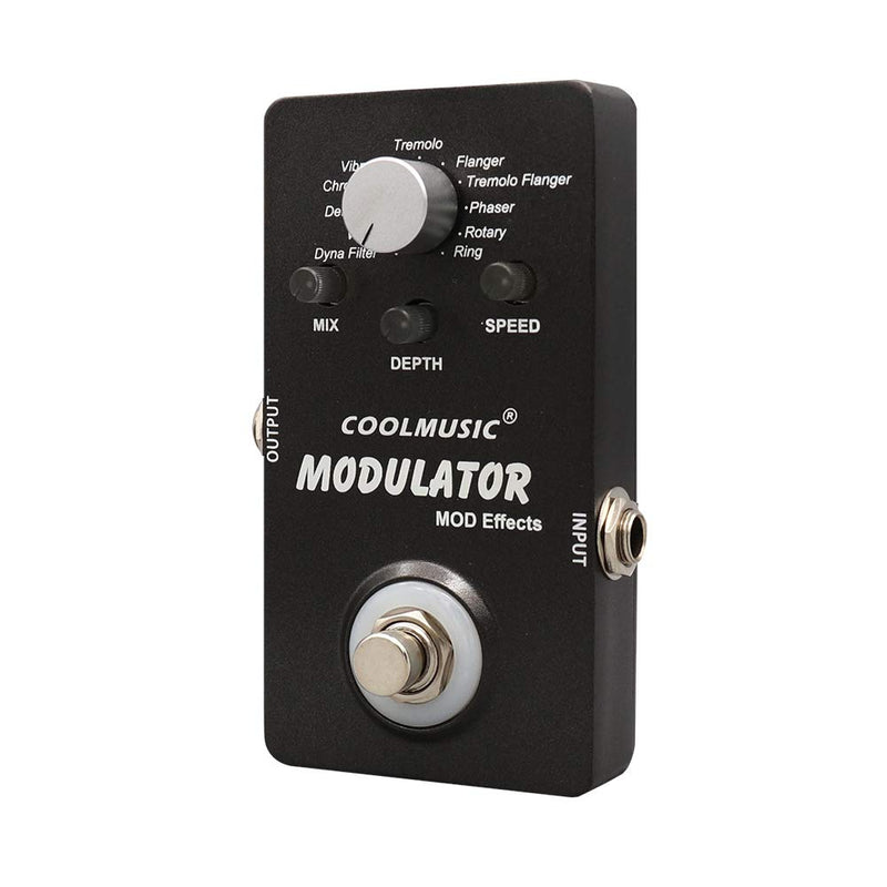 [AUSTRALIA] - Coolmusic A-ME01 Modulator Multi Effects Pedal with 11 Modes Dyna Filter Wah Chorus Tremolo Flanger Phaser Rotary Ring 