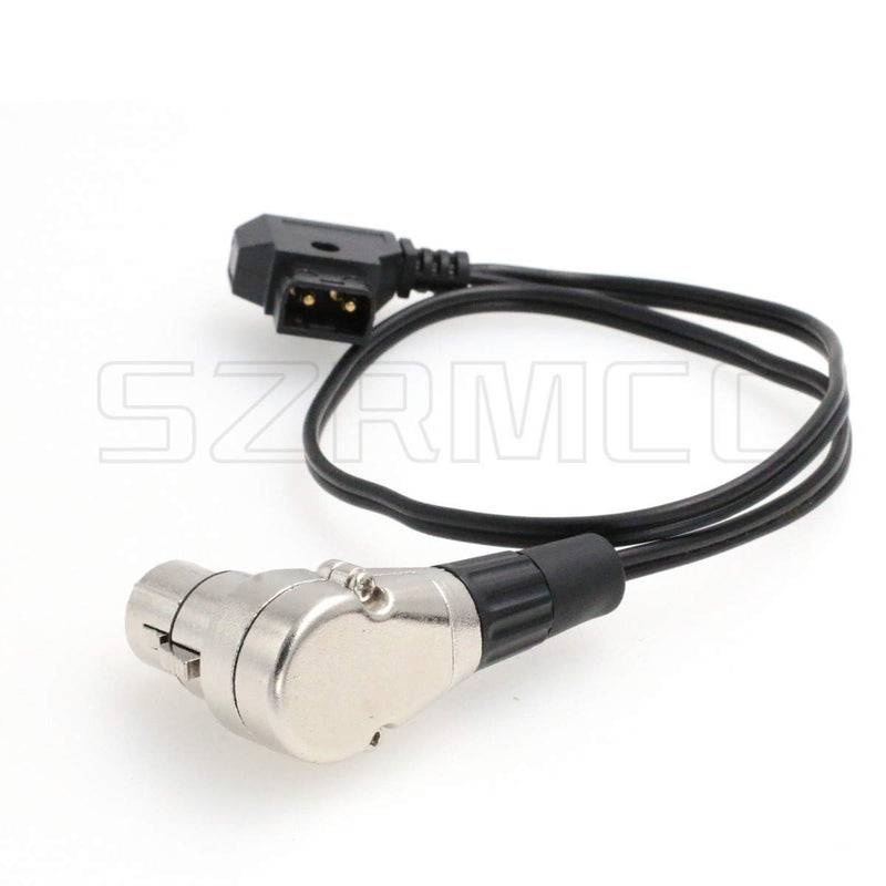 SZRMCC D-tap to XLR 4 Pin Female Power Cable for DSLR Camcorder LED Flash Light ARRI Alexa Camera Monitor (Straight Cable) Straight Cable