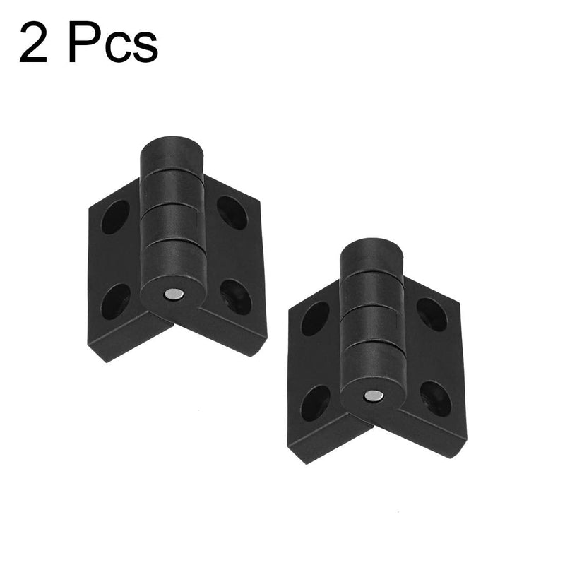 uxcell 2pcs Cabinet Gate Closet Door 70mm Length ABS Nylon Hinge