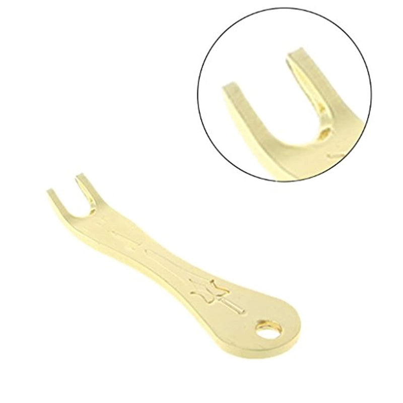 Zittop Acoustic Guitar Bridge Pins Puller Peg Remover - Strings Change - Multifunction Guitar Peg Puller Bridge Pin Remover Extractor Removal Metal Handy Tool Kit Accessories (Golden) Golden