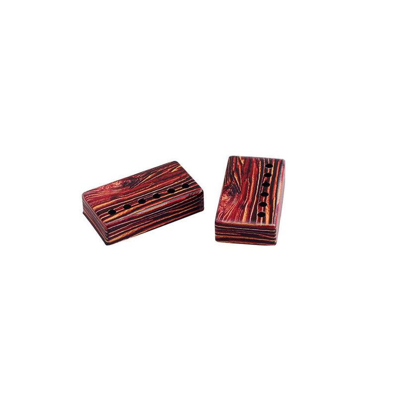 [AUSTRALIA] - Alnicov 2Pcs Humbucker Pickup Covers 50/52mm Neck Bridge Pickup Covers for Electric Guitar Parts Colorful Red 