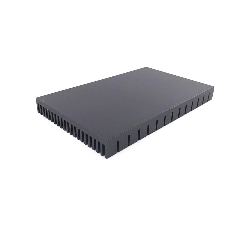 Awxlumv Aluminum Large Heatsink 5.9 x 3.6 x 0.59 Inch /150 x 93x 15 mm Black Heat Sinks Fins for Cooler RTX 3090 3080 ti Backplate PCB LED Motherboard (2 Pcs) 2 Pcs