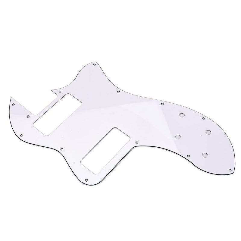 Alnicov Guitar Pickguard for Telecaster Classic Player Thinline P90 Style Scratch Plate White