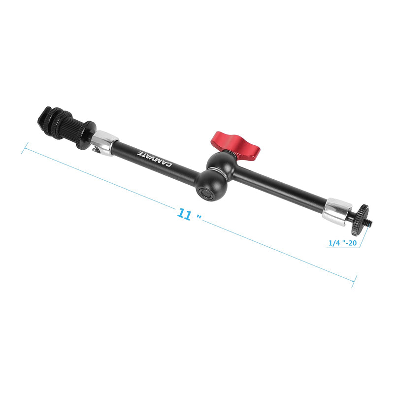 [AUSTRALIA] - CAMVATE 11 inch Adjustable Articulating Friction Magic Arm Compatible with LCD Monitor, DSLR Camera Rig, LED Lights, Flash Light - 1477 