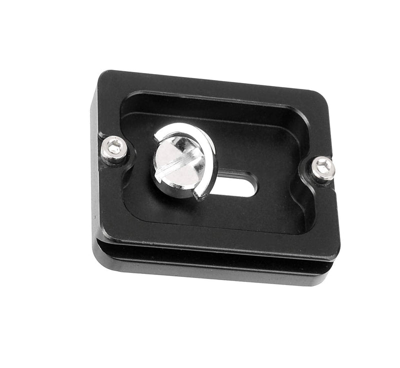 (2 Packs) Fotasy 50mm Arca Swiss Plate, 50 mm QR Plate, Quick Release Plate, Small Arca Plate, Tripod Quick Release Plate fits Arca-Swiss Universal Standard Clamp for DSLR Camera Tripod Ballhead 43mm Arca Clamp