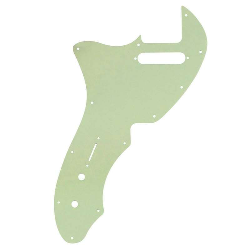 IKN 12 Screw Holes Tele Thinline Pickguard Re-Issue Style Scratch Plate Fits Original U.S. Made Fender Telecaster Thinline 69 RI USA, 3-ply Mint Green 3Ply Mint Green