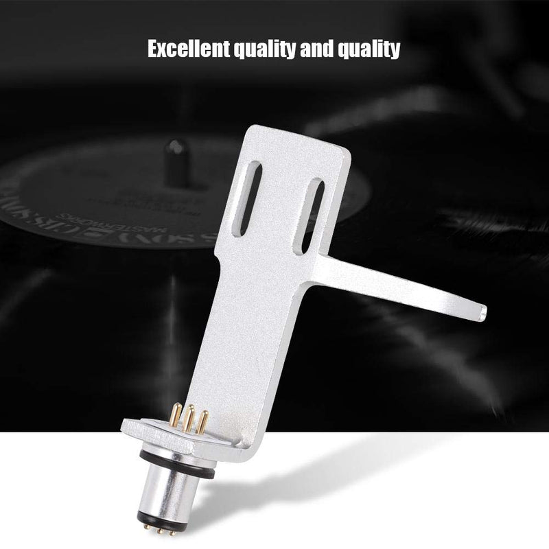 [AUSTRALIA] - Socobeta Phono Headshell Turntable Phonograph Player Headshell High-end Phono Cartridge Headshell Record Player Kit(Silver) Silver 