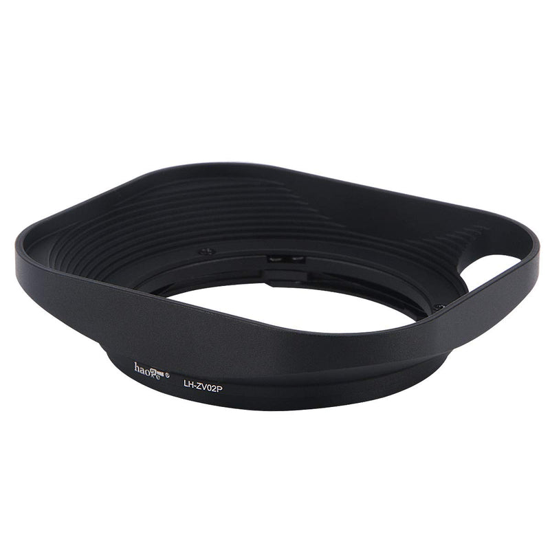Haoge LH-ZV02P Lens Hood for Carl Zeiss Biogon T 2/35 35mm f2 ZM, C Biogon T 2.8/35 35mm f2.8 ZM, Planar T 2/50 50mm f2 ZM; Voigtlander NOKTON Classic 35mm f1.4 VM, 40mm f1.4 VM Hollow Out Designed Square - Black - Hollow Out Designed