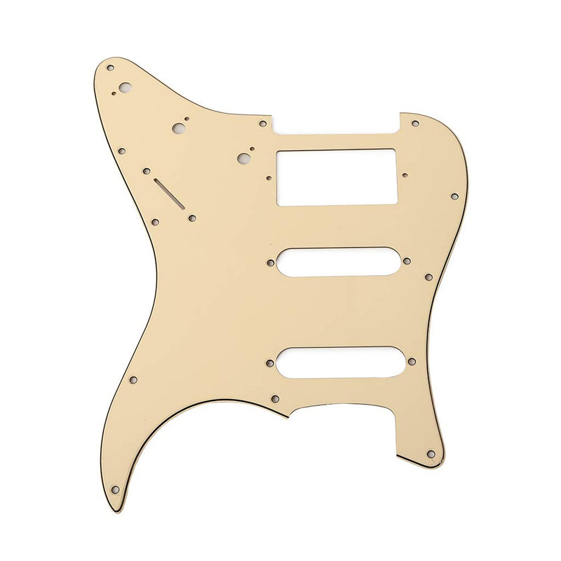 Alnicov Strat Guitar Pickguard SSH Scratch Plate Ochre 3Ply For Strat Electric Guitar Accessories