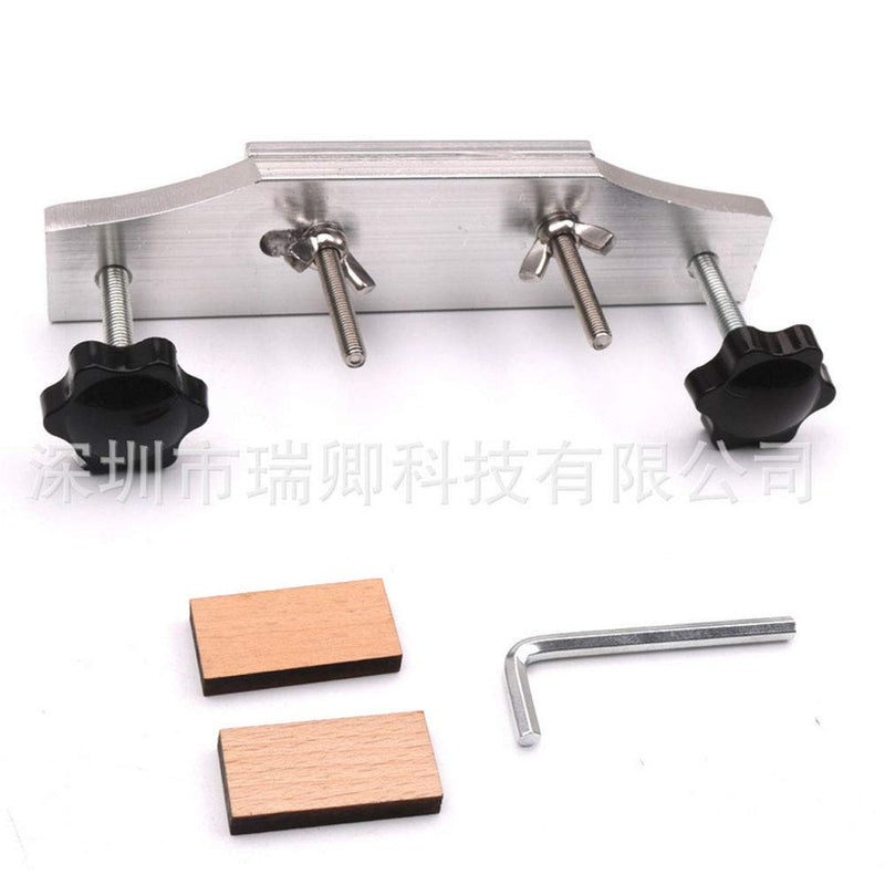 Tzong 1 Set Meatal Guitar Bridge Clamp Guitars Accessory Luthier Tools with L Wrench