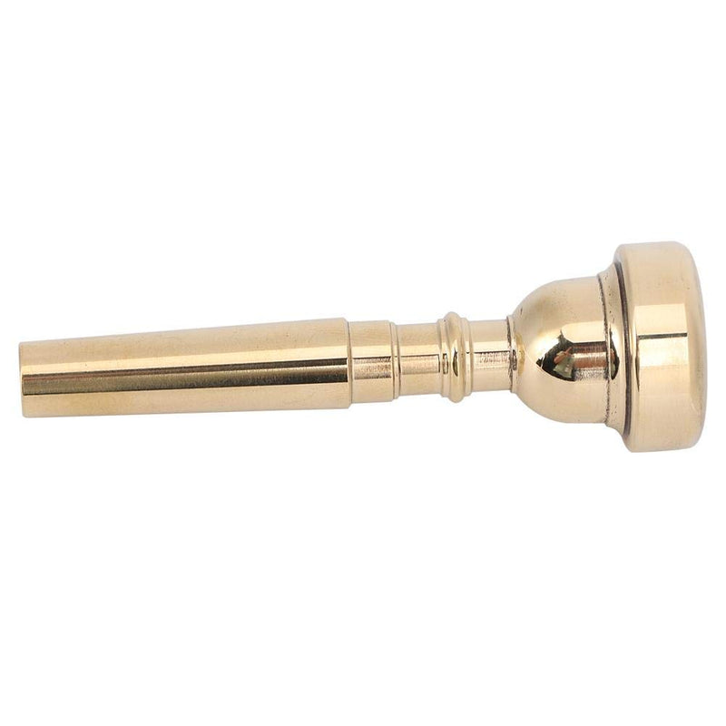 Metal Trumpet Mouthpiece, Gold Bb Tone Trumpet Mouthpiece, 3C 5C 7C(Gold 5C) Gold 5C