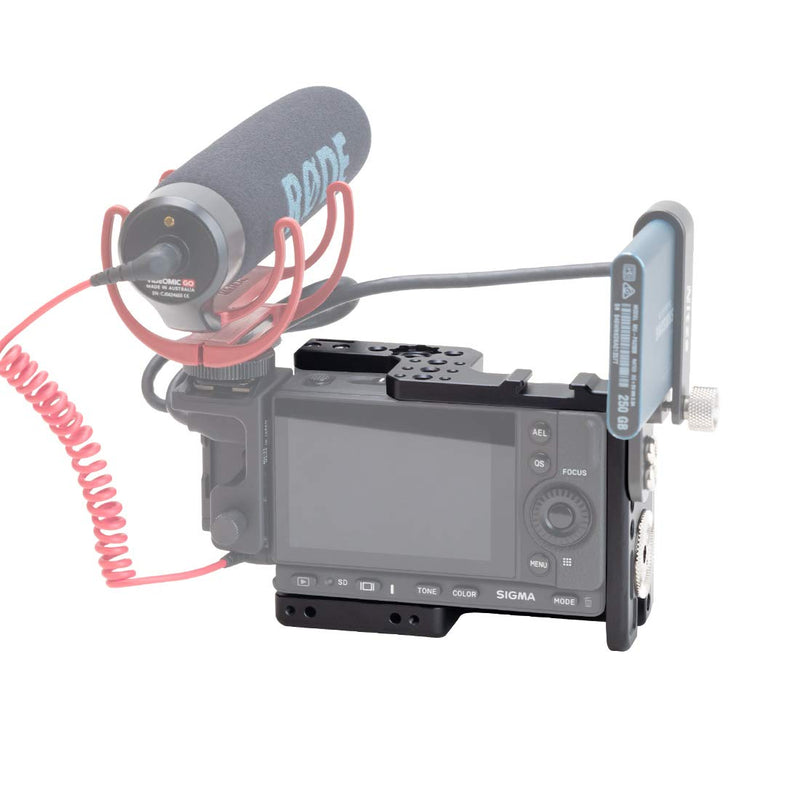 Nitze Camera Cage Kit for Sigma FP Camera Sigma FP Cage with Cold Shoe and ARRI Rosette - TP-FP