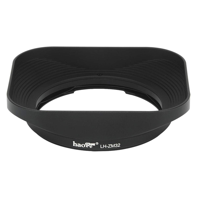 Haoge LH-ZM32 Bayonet Metal Square Lens Hood Shade Compatible with Carl Zeiss Distagon T 1.4/35 35mm f1.4 f/1.4 ZM Lens Black Square - Black