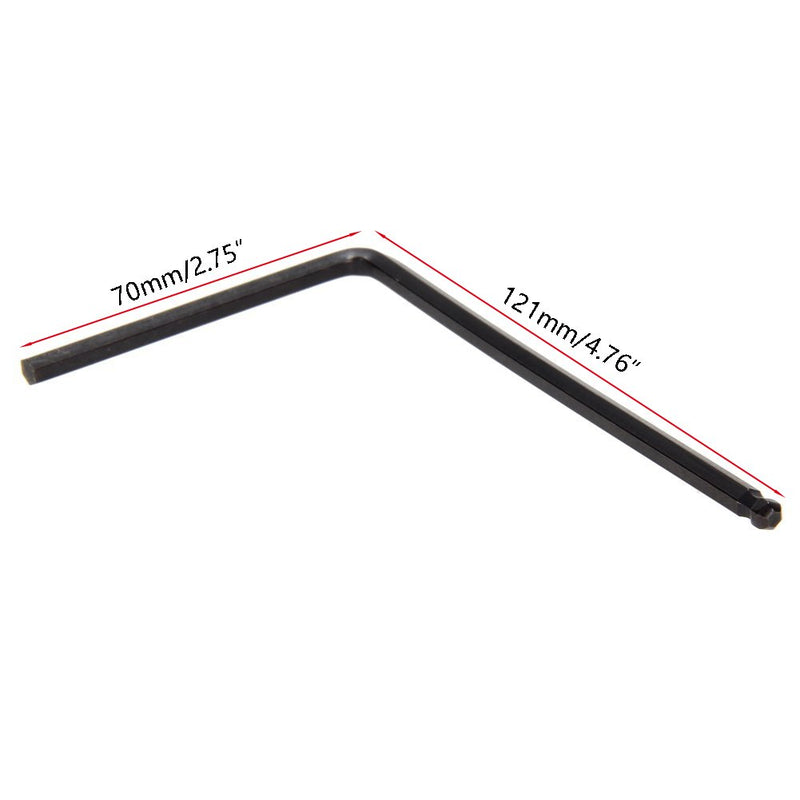 Timiy Ball End Guitar Allen Wrench for Truss Rod Adjustment 4mm and 5mm
