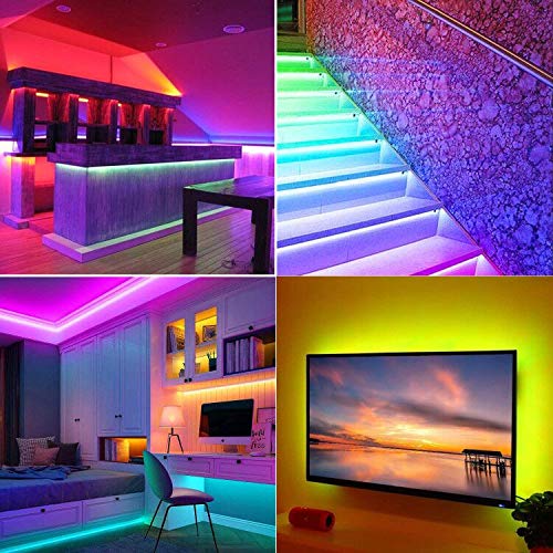 [AUSTRALIA] - LED Strip Lights, ANOOVV 32.8 feet/10M RGB Color Changing Led Light Strip 5050 Waterproof Flexible Light Strip Kit with Bluetooth Controller Sync to Music APP, 12V 5APower Supply for Bedroom Kitchen 