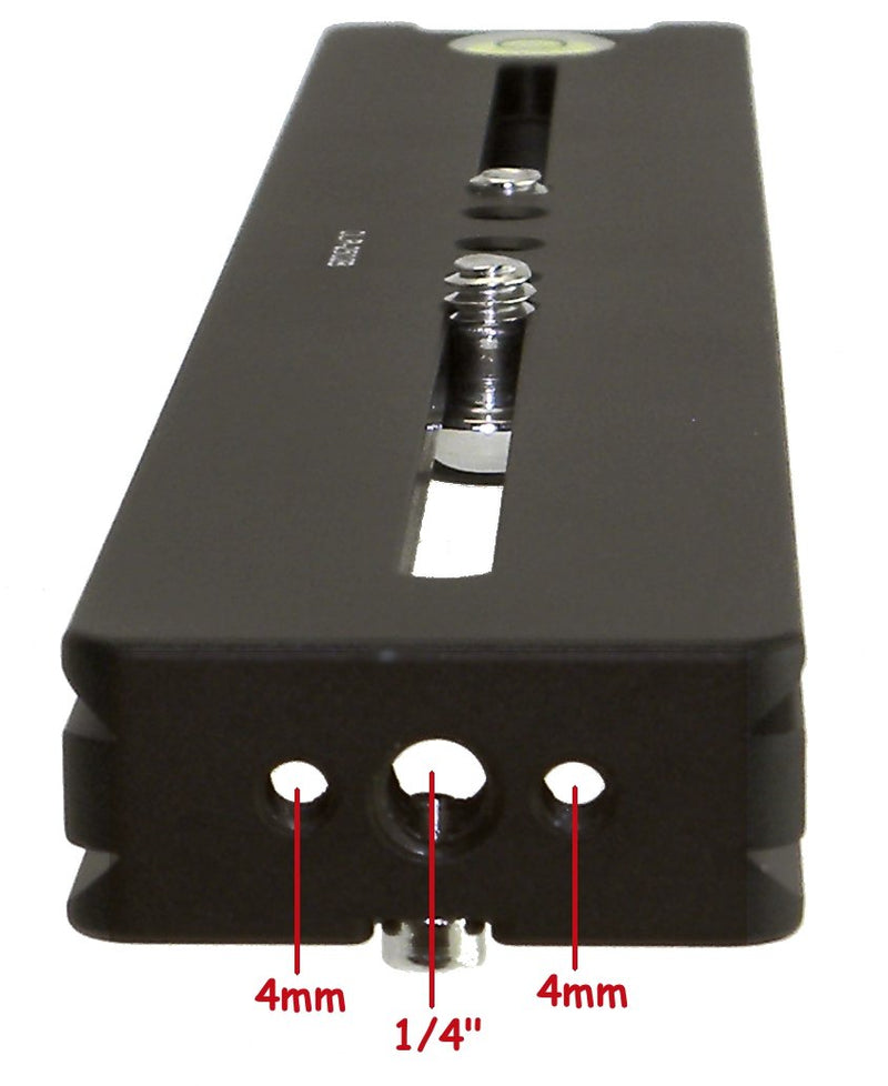 DLR-2502B Desmond 250mm Double Macro Rail Arca-Swiss Compatible with Bubble Level